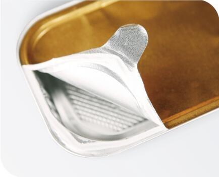 SEALABLE & RETORTABLE ALUMINUM TRAY WITH LID, RESISTANT TO STERILIZATION UP TO 121°C/45MINS, MICROWAVABLE, EASY TO OPEN