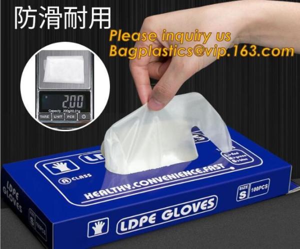 LDPE Gloves,PE Disposable Gloves/polythene disposable gloves,HDPE/LDPE Disposable PE Glove,disposable plastic PE materia