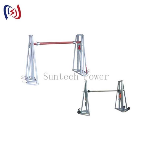 Hydraulic Cable Reel Stand | Heavy-Duty Wire Payoff System with Adjustable Tension