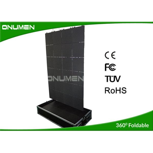 24 pcs Rental LED Screen Flexible Video Display Wall With 10000Hrs Life Time