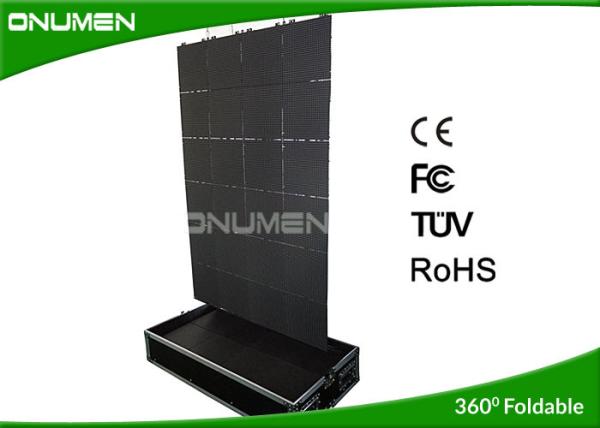 24 pcs Rental LED Screen Flexible Video Display Wall With 10000Hrs Life Time