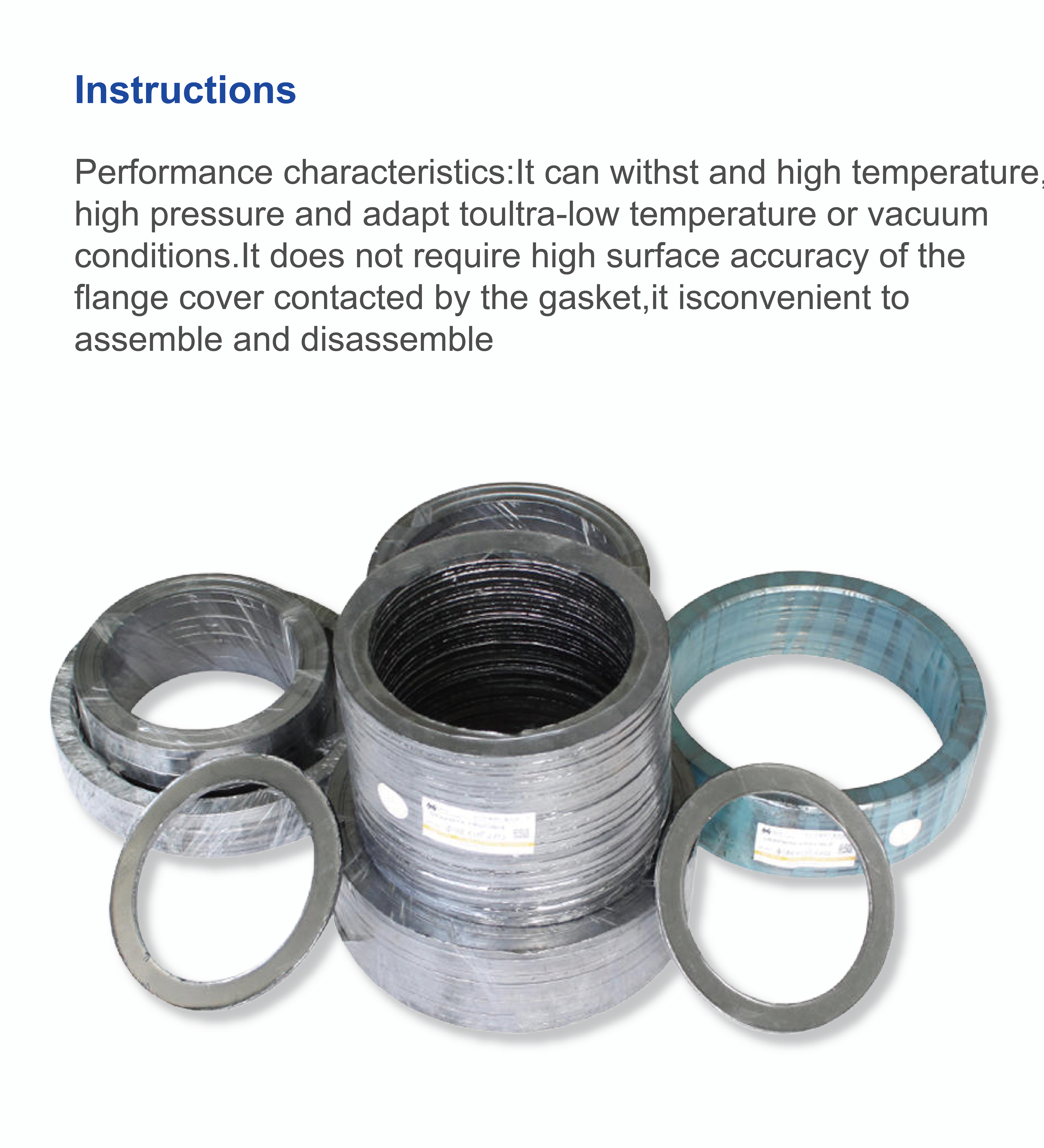 Graphite Gasket For Sealing
