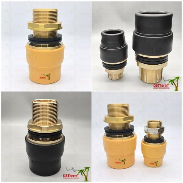 PPR Tank Transit Coupler PPR Water Tank Fittings Eco-Safe & Cost-Efficient