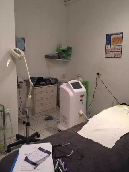 Razorlase 808nm diode laser painfree permanent hair removal for all skin type like lightsheer and elos