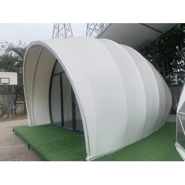 Роскошная пляжная водонепроницаемая палатка Glamping PVDF Постоянная палатка Гостиничная палатка На улице