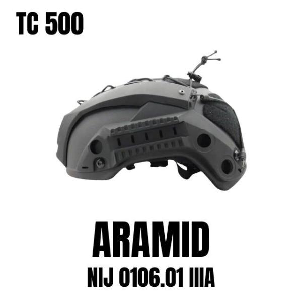 TC 500 Kevlar Armaid Ballistic Helmet NIJ IIIA