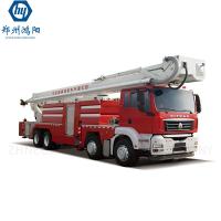 Escadaria aérea oficial Equipamento de caminhão de bombeiros 32 M Veículo de bombeiros 351 - 450 cv