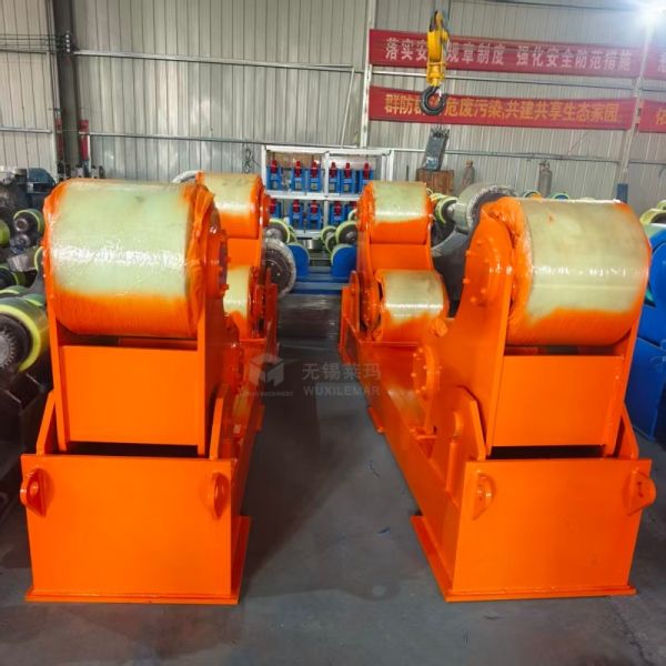 Heavy Duty 80T Welding Rotator Tank Turning Rollers For 850 - 5000mm Pipe JB Motor