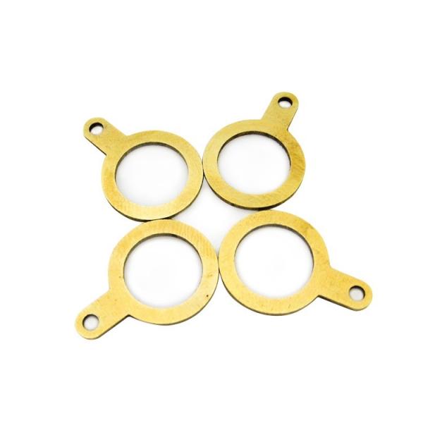 Resistência a Spray de Sal Testado Bronze Stock Copper Flat Gasket Sealing Flat Washers