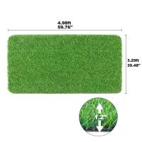 200 points de suture/M Matériau PE non remplissage Gazon artificiel 50 mm 18000 Dtex Pour le football/sports de soccer