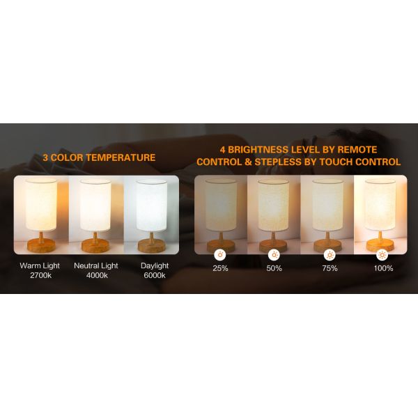 Modern LED Sad Lights 1000LUX Sleep Therapy Lamp Dimmable 3 Color Temperature Timer