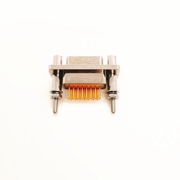 J29A Series 15-Pin Military Grade Connector with Threaded Locking and Precision Twist Pins