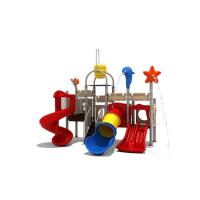 Terrain de jeu imperméable d'enfants en dehors des jouets extérieurs avec la glissière pour le parc à thème