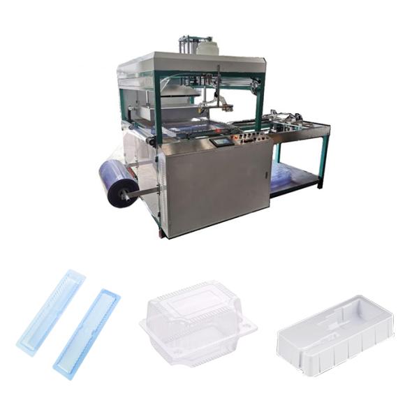 PLC Controlled PET/PVC/PP Sheet Thermoforming Machine for Transparent Fruit Containers