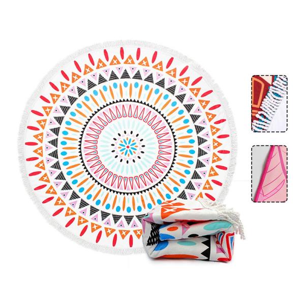 Good Quality Microfiber Weighted Beach Towel Quick Dry Sand Proof Cool Custom Beach Towel Sand Resistant