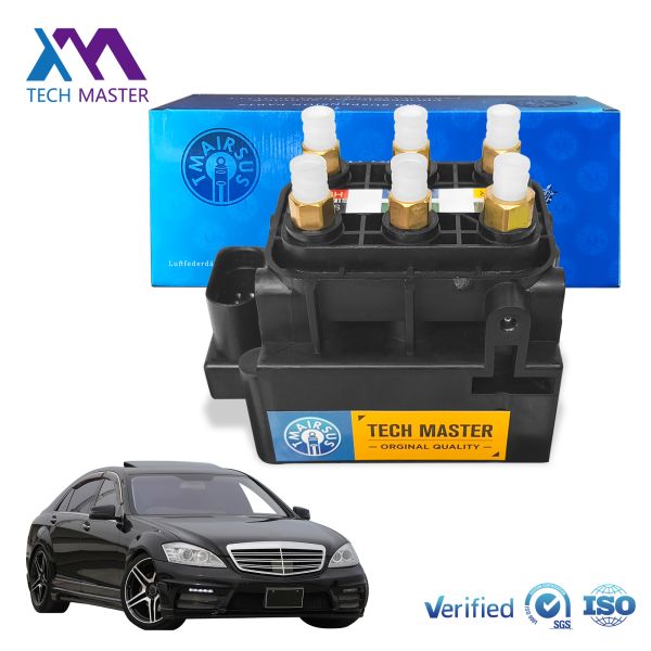 High Quality Part Air Suspension Solenoid Valve Block for Mercedes Car W221 W222 OEM 2123200358 0993200058