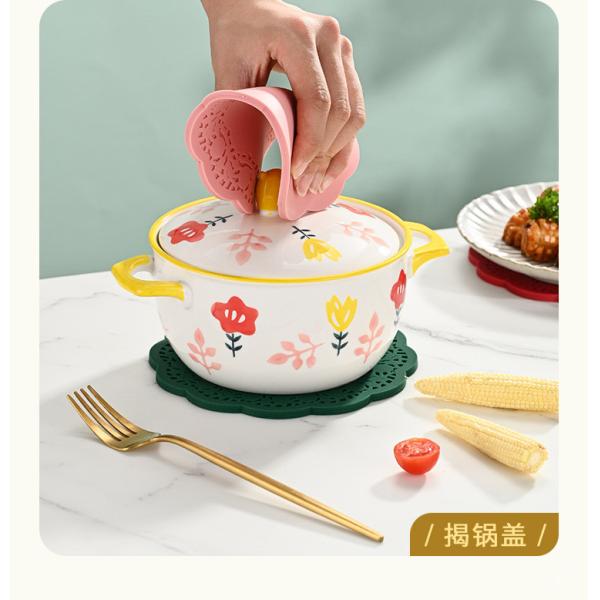 Силиконовые подставки для напитков с держателем Подставки для стаканов для напитков Силиконовые коврики для ковров Термостойкие чайные коврики Подарки для гостей