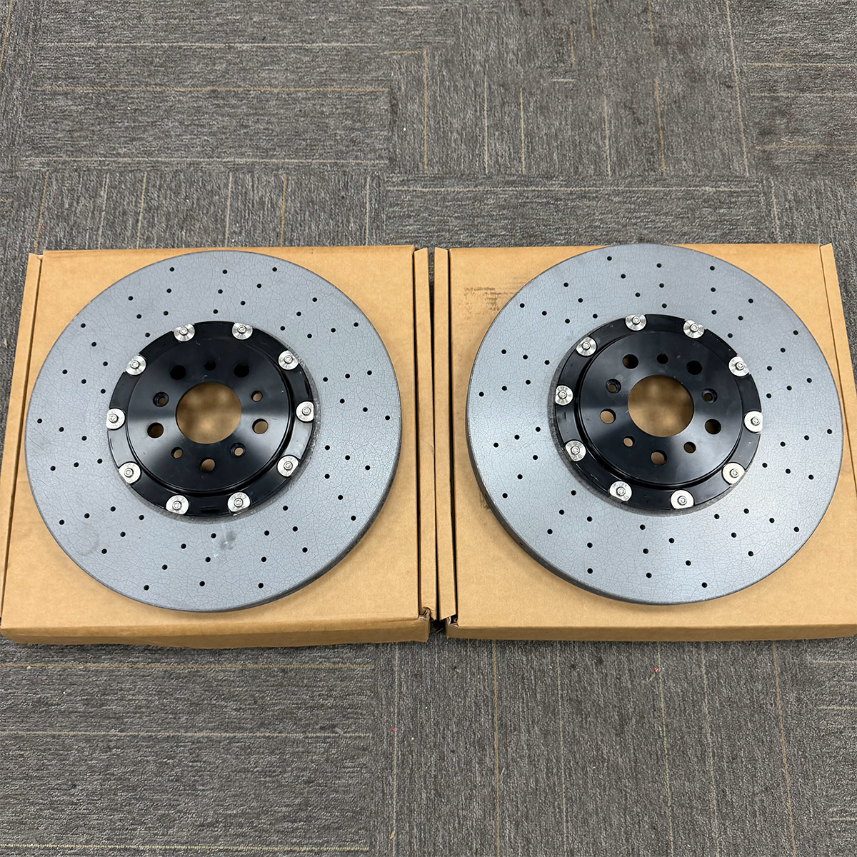 Carbon Ceramic Brake Disc Kit OEM Replacement for Original Iron Brake Discs Upgraded Ceramic Brakes Tuning Brake Systems Fit 911
