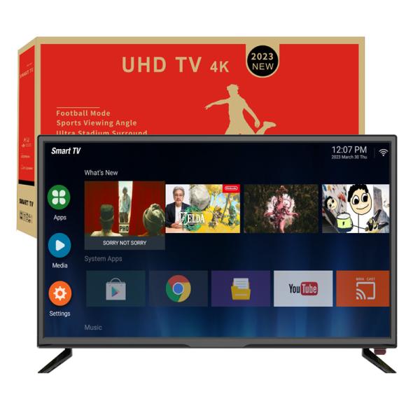 32 Inch Frameless Smart TV LED Android Television Flat Screen Home Hotel TV