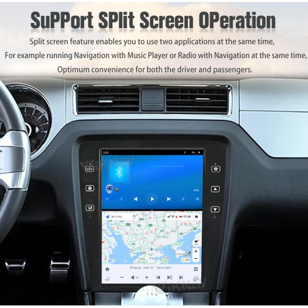 Android 13 Автомобильное радио GPS навигация для Ford Mustang Мультимедийный проигрыватель 09-13