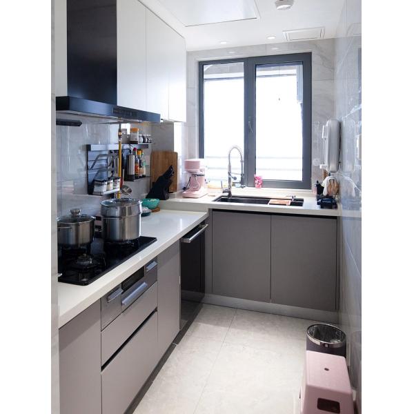 Chinese Furniture Modern Kitchen Melamine Wood Kitchen Cabinetry