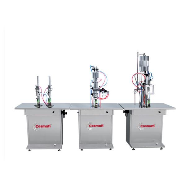 Separate Type Aerosol Filling Machine Semi auto Spray Filling Machine