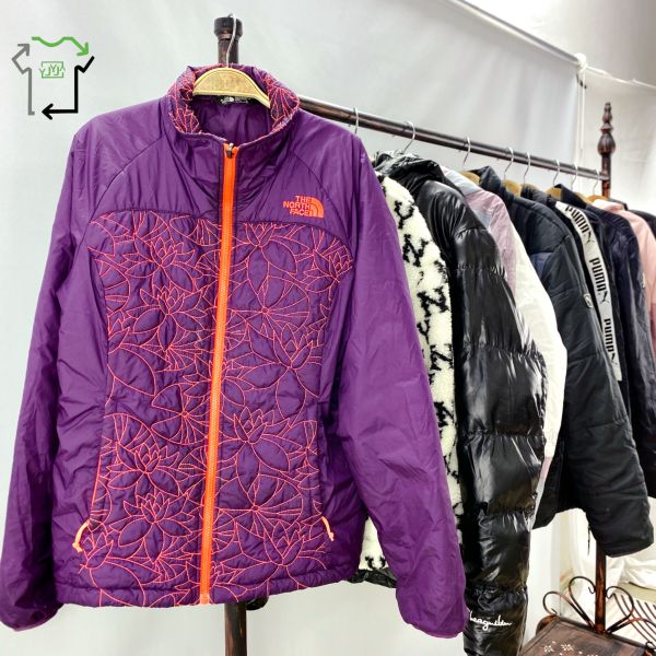 Second Hand Women's Brand Cotton Jacket Winter Warm Fashion Used Branded Coat