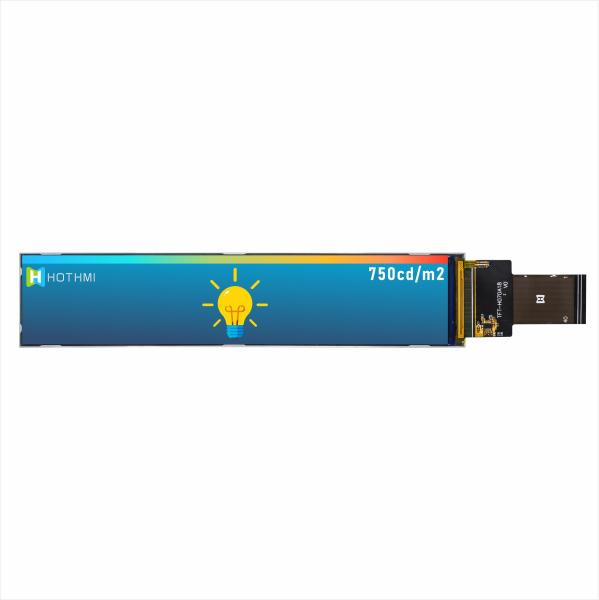 Écran LCD couleur IPS de 7 pouces à vue complète/module d'écran couleur matrice à points 280x1424/peut être équipé d'écran tactile/interface RVB/température large