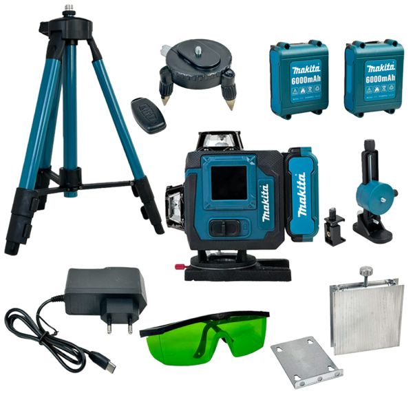 Makita Green Line Laser Level Indoor Furniture 16 Lines Self Leveling Laser