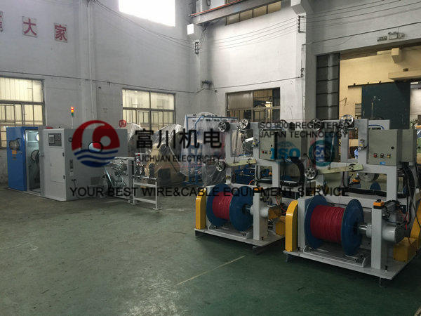 Tinned Wire Double Twist Bunching Machine Twisting Machinery Conductor