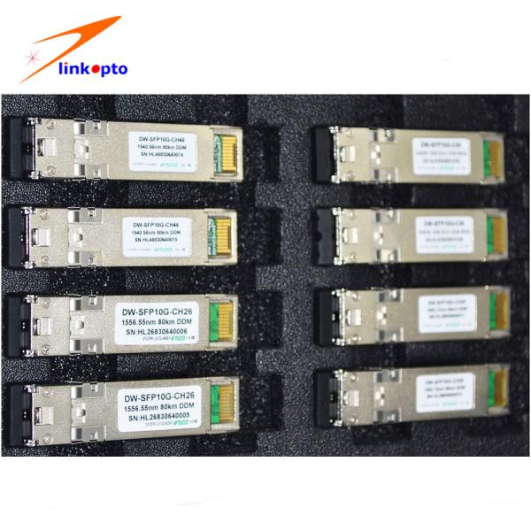 FTTX SFP+ 10G DWDM C37 80KM Optic Transceiver Module