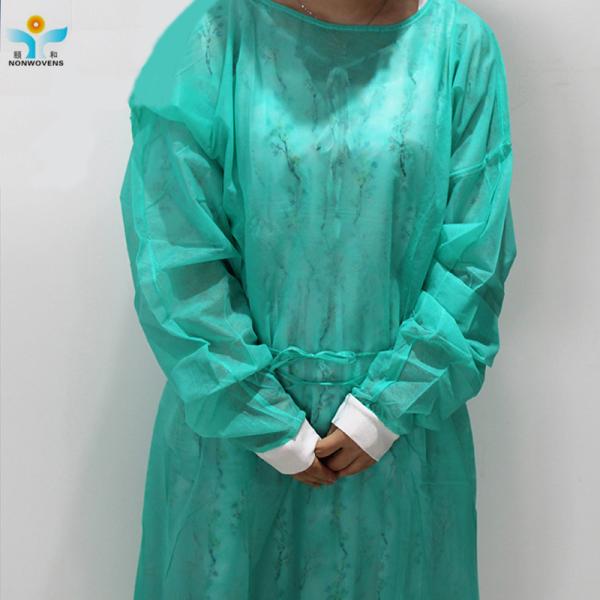 Non Woven Fabric Anti Static Dust Proof  Protective Suit Operation Gown Lab Coat