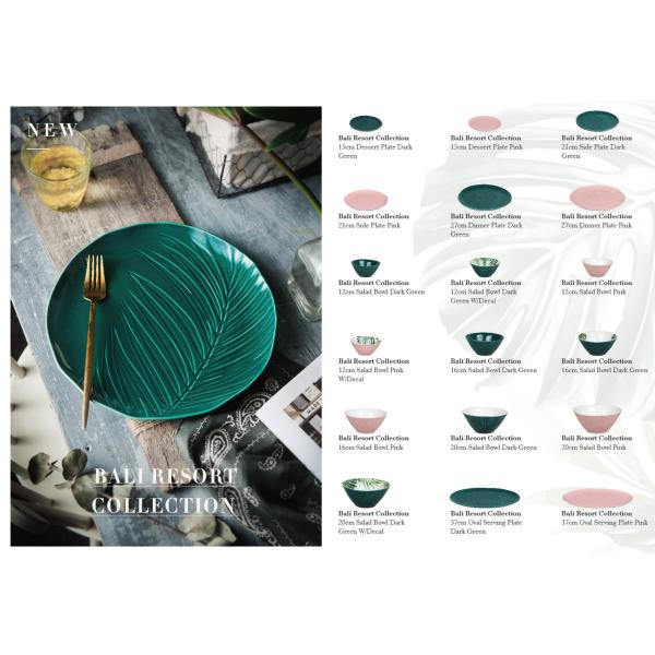 SGS 15cm Dessert Porcelain Serving Platters For Wedding Party