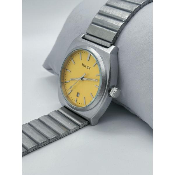 Классические аналоговые часы из нержавеющей стали круглые светлые мужские серебряные часы