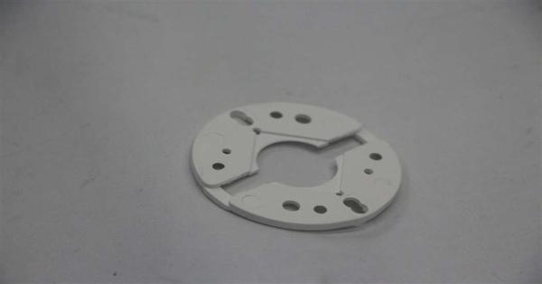 White Color Custom Plastic Injection Parts Precision Processing Corrosion Resistant