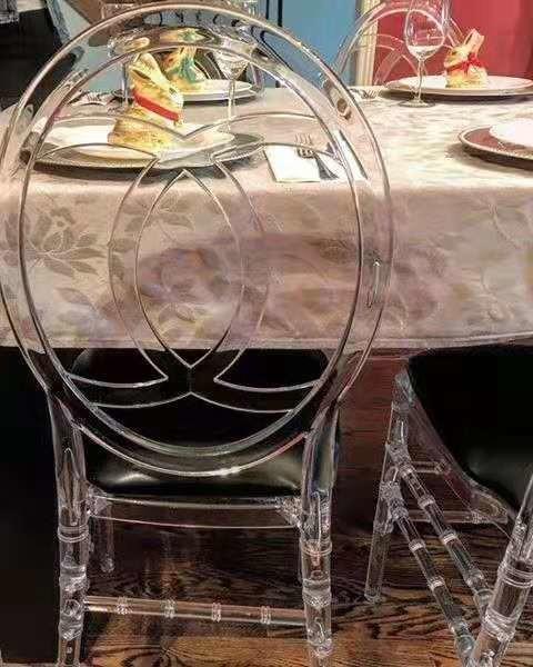 Stackable Phoenix Clear Acrylic Event Wedding Dining Restaurant Chair