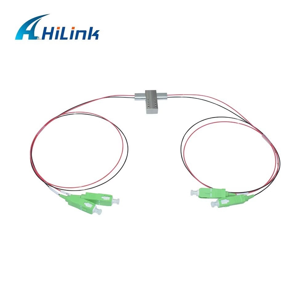 Hilink Fiber Optical Switch 5V FSW 2x2F Mechanical  SM High Quality Optical Switch