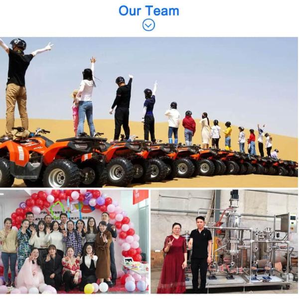 OEM Wiped Film Evaporator TOPTION Industrial Essential Oil Extraction Machine