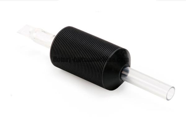 Various Tips Disposable Tattoo Tubes Silicone Cover Black Color 25mm Diameter