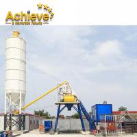 HZS25 planta de tratamento por lotes concreta estacionária 1.2m misturado pronto JS500