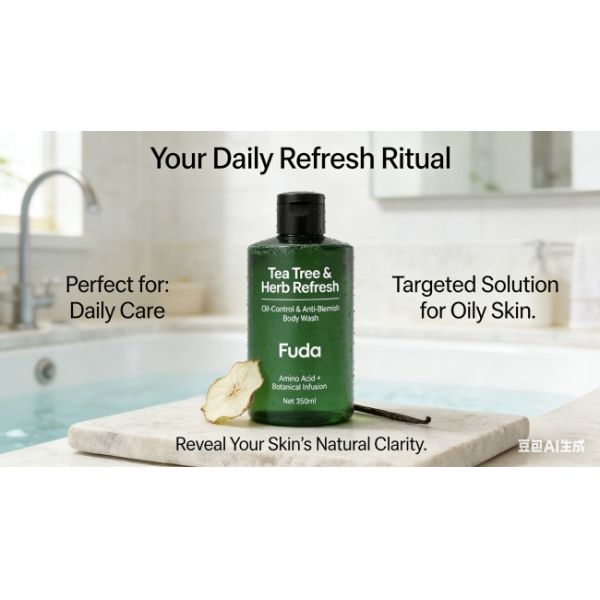 Tea Tree and Vanilla Refreshing Oil-Controlling Shower Gel