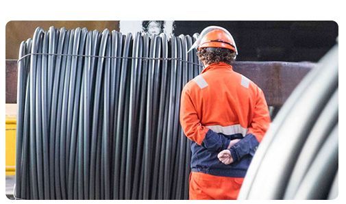 M.S. Barre métallique 5,5 mm 6,5 mm SAE 1006 SAE 1008 Acier laminé à chaud à faible teneur en carbone