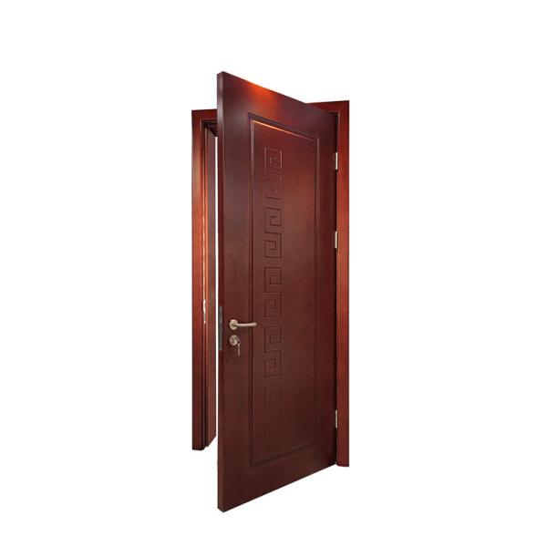 Porta de fogo de madeira da mão esquerda FD30 do revestimento de grão da noz/40 milímetros de porta de fogo maia hora