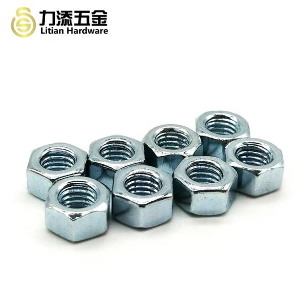 Q215Alloy Steel M16 Hex Nut Grade 8 Galvanized Black Zinc Plating Three