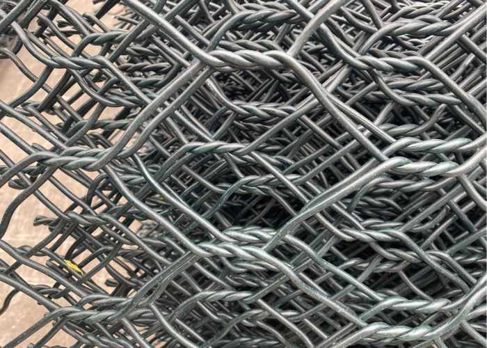 Серебристая высокая напряженность 60x80mm Galfan покрыла ячеистую сеть Gabion как подпорная стенка
