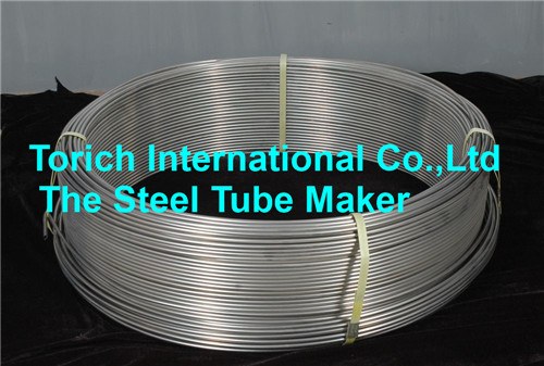 Coiled tubes D4 / T3 Bright Annealed Stainless Steel Tubes ASTM A213  ASTM A269 EN10216-5 TC1