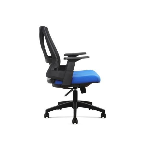 330 Black Nylon Cozy Executive Swivel Adjustable Task Chairs Medium Back
