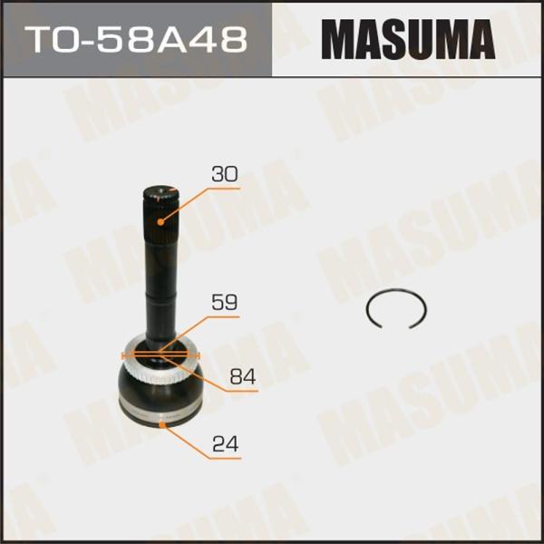 Drive Shaft c.v. joint MASUMA Auto Transmission Systems for TOYOTA LAND CRUISER J6