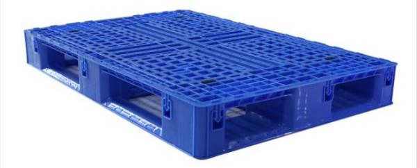 Light weight one time plastic pallets for transport and storage, Heavy duty cross bottom plastic pallet with 6 runners