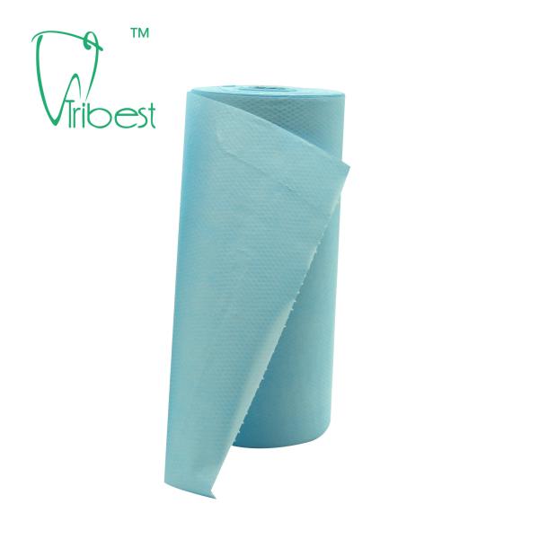 Dental Waterproof 2 Ply Disposable Medical Bibs In Roll